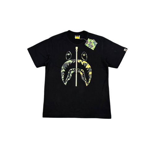 1:1 quality Bape Shark Zipper Print Tee 2 colors
