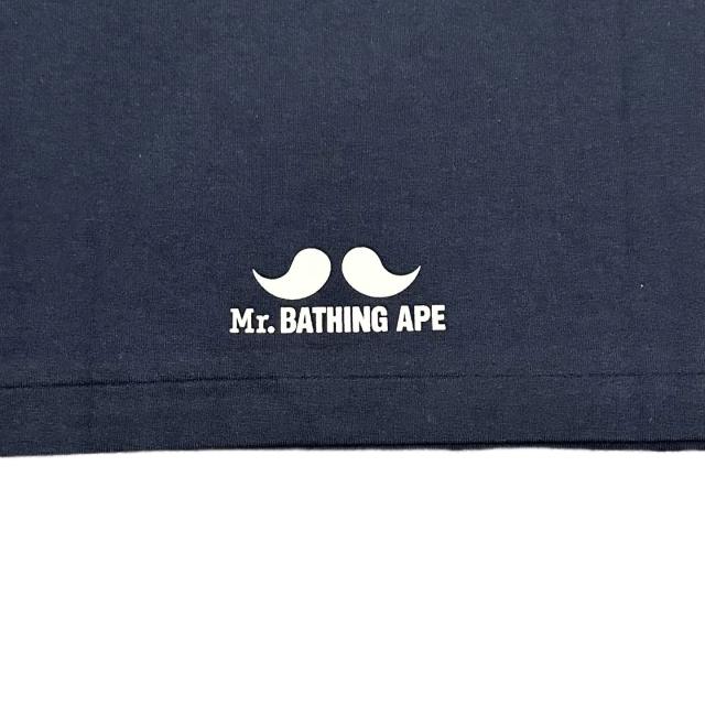 1:1 quality Bape Ape Beard Letter Print Tee 2 colors