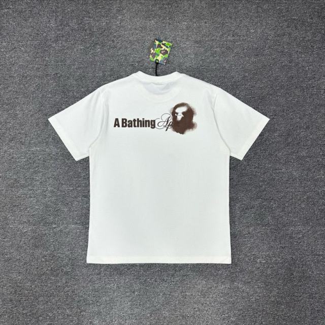 1:1 quality Bape Ape Logo Tee 2 colors