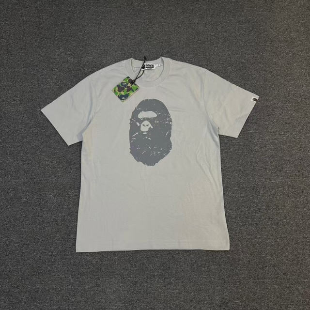 1:1 Quality Bape Ape Big Ape Logo T-Shirt Black White