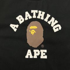 1:1 Quality Bape Ape Small Head Letter Print Tee 4 colors