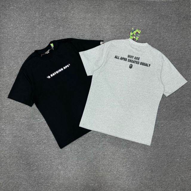 1:1 quality Bape Classic Font Tee 2 colors