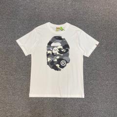 1:1 Quality Bape Glow in The Dark A Bathing Ape T-Shirt Black White