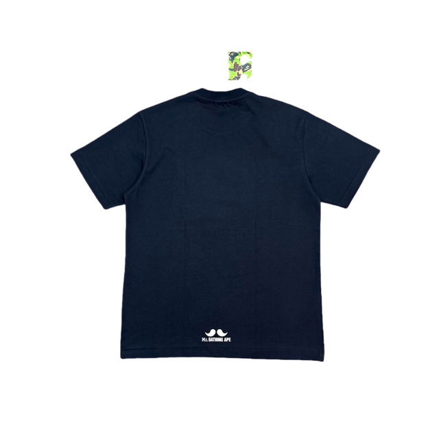 1:1 quality Bape Ape Beard Letter Print Tee 2 colors