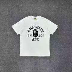 1:1 Quality Bape Ape Big Ape Logo T-Shirt Black White