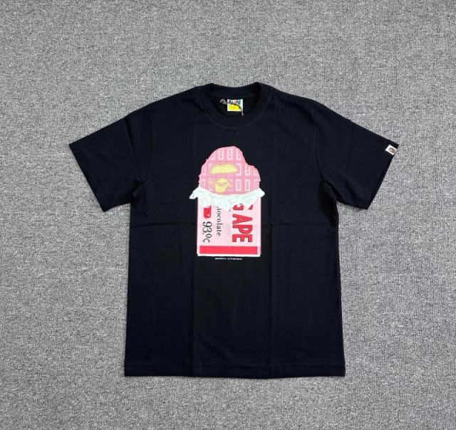 1:1 Quality Bape A Bathing 26SS Chocolate T-Shirt White Black