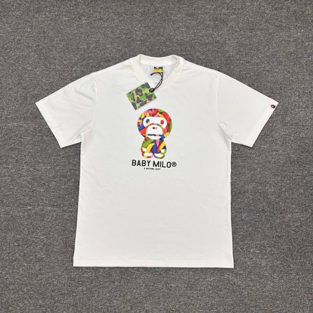 1:1 Quality Bape A Bathing MiloT-Shirt Black White