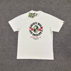 1:1 Quality Bape A Bathing Lightning T-Shirt Black White