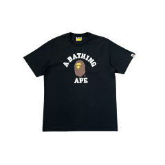 1:1 Quality Bape Ape Small Head Letter Print Tee 4 colors