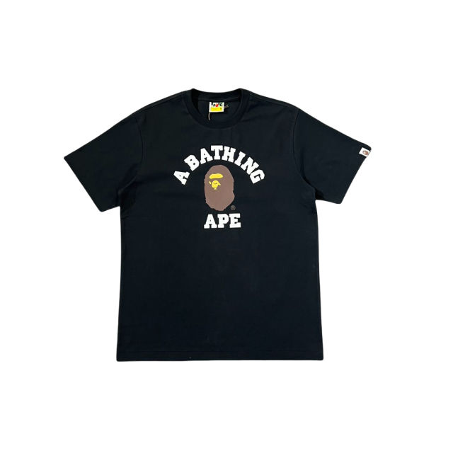 1:1 Quality Bape Ape Small Head Letter Print Tee 4 colors