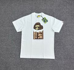 1:1 Quality Bape A Bathing 26SS Chocolate T-Shirt White Black