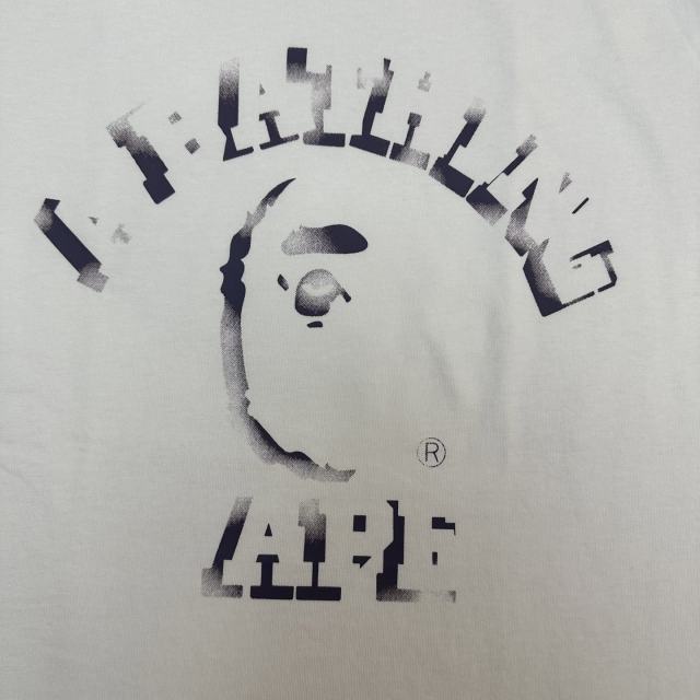 1:1 quality Bape Spray Paint Pattern Print Tee 2 colors