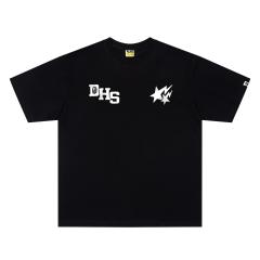 A Bathing Ape Bape × Highsnobiety Dual Front Back Logo Co-branded Short Sleeve T-shirt