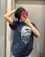 1:1 quality Bape Ape Beard Letter Print Tee 2 colors