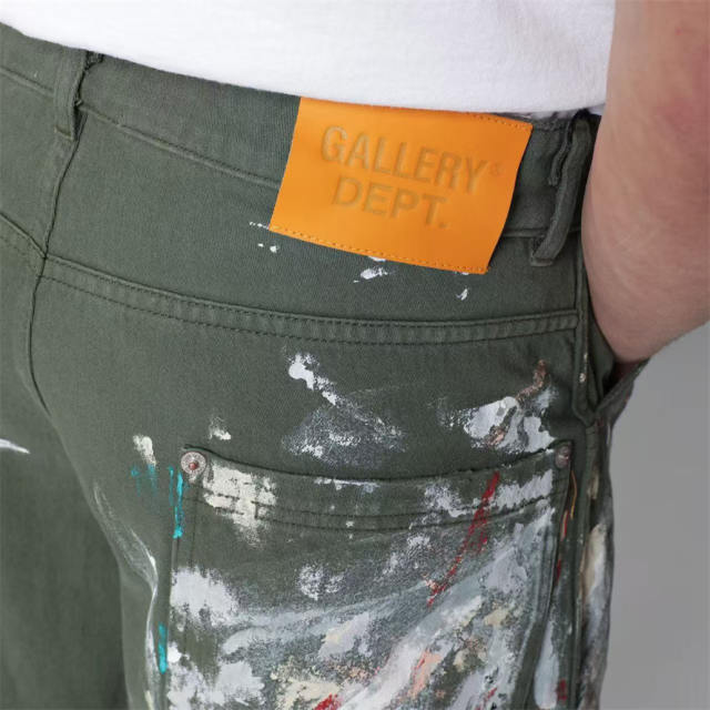 1:1 Top Quality Gallery Dept Paint Splatter Carpenter Work Shorts