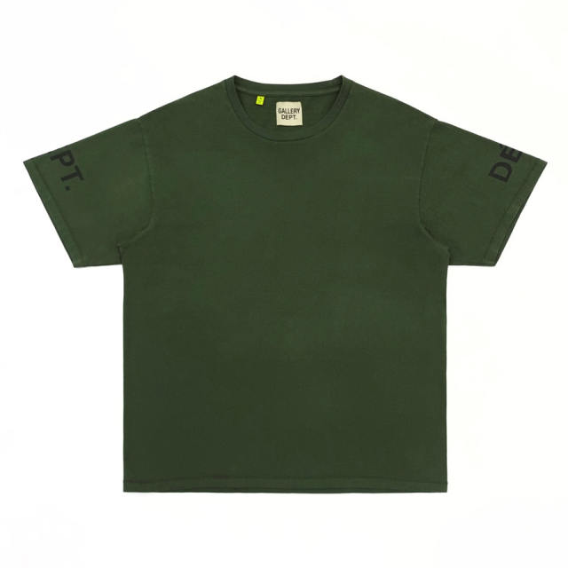 1:1 Top Quality DÉPT. de la GALERIE Dual Sleeve Back Print Short Sleeve T-shirt
