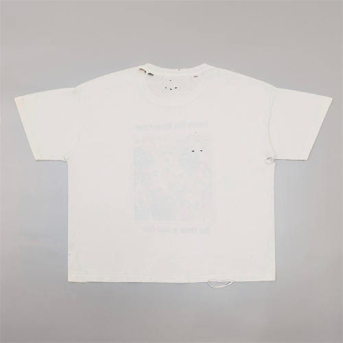 1:1 Top Quality Paly Hollywood Anxiety Has Many Faces Raw Distressed T-shirt