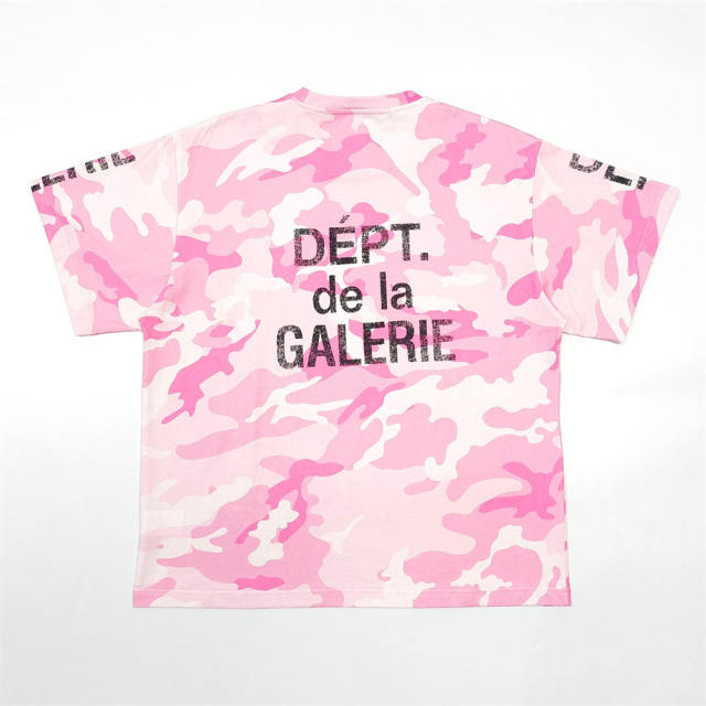 1:1 Top Quality Gallery Dept Pink Camo DÉPT. de la GALERIE All Over Print Short Sleeve T-shirt
