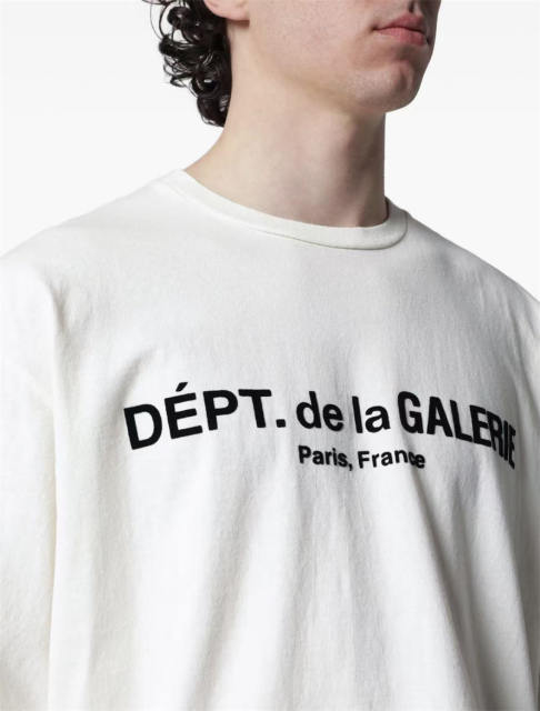 1:1 Top Quality Gallery Dept DÉPT. de la GALERIE Paris Front Print Long Sleeve Tee