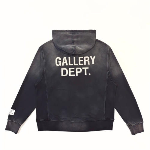 1:1 Quality Gallery Dept Paint Splatter Fade Wash Hoodie Dual Print Drawstring Pullover Sweatshirt