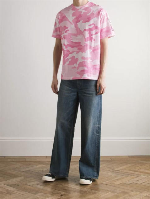 1:1 Top Quality Gallery Dept Pink Camo DÉPT. de la GALERIE All Over Print Short Sleeve T-shirt