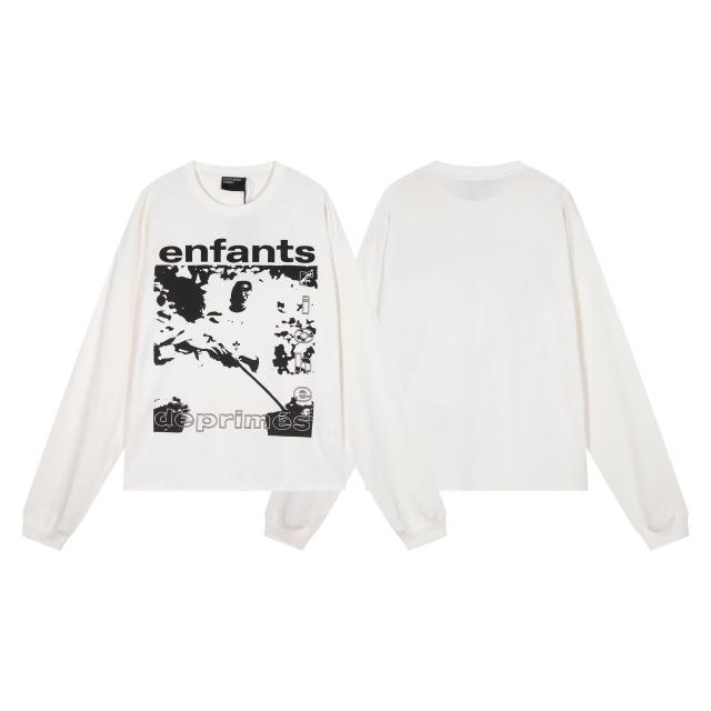 ERD nfants Riches Déprimés Abstract Grunge Long Sleeve Tee