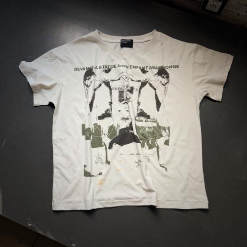ERD Enfants Riches Déprimés French Abandoned Child Statue Dual Print Vintage Short Sleeve Tee