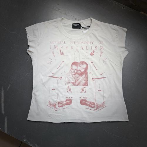 ERD Enfants Riches Déprimés Print Raw Cutoff Cropped Tank Top Grunge Punk Sleeveless Tee