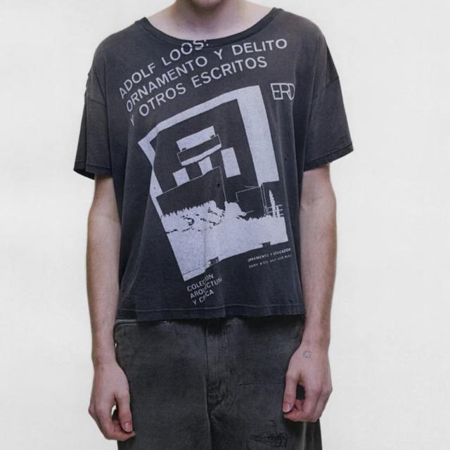 ERD Enfants Riches Déprimés Adolf Loos Destroyed Crop Tee