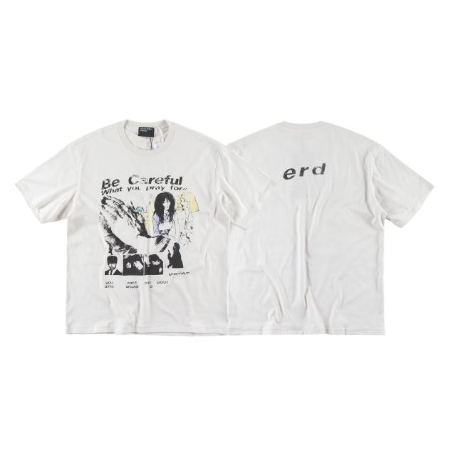 ERD Enfants Riches Déprimés Bold Enfants Text Vintage Couple Portrait Tee