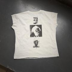 ERD Enfants Riches Déprimés The Cycle of Abuse Distressed Raw Cut Sleeveless Crop Tank
