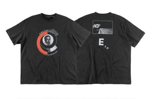 ERD Enfants Riches Déprimés Capsule Poison Wheel Double Sided Print Oversized Black Grunge Tee