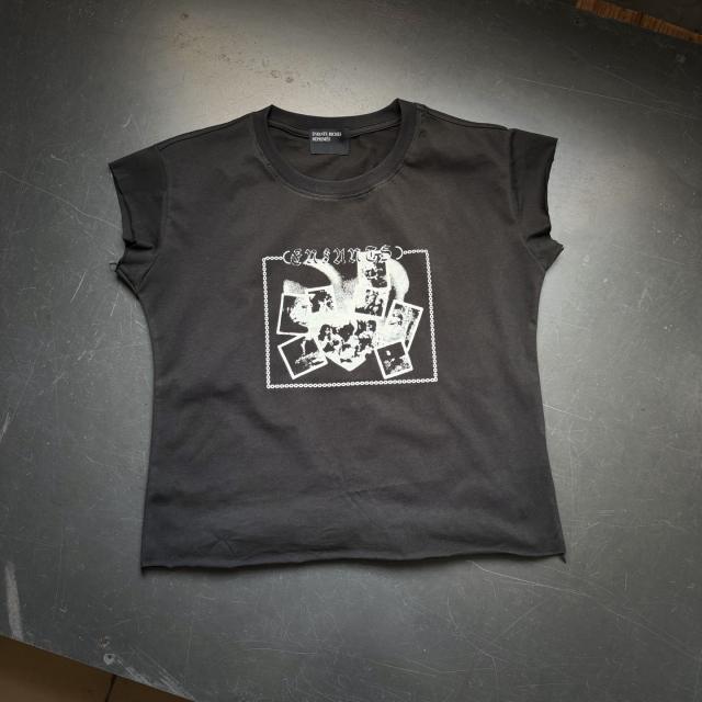 ERD Enfants Riches Déprimés Polaroid Collage Raw Edge Cutoff Tank Top