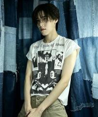 ERD Enfants Riches Déprimés The Cycle of Abuse Distressed Raw Cut Sleeveless Crop Tank