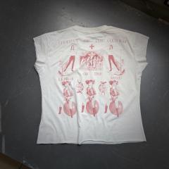 ERD Enfants Riches Déprimés Print Raw Cutoff Cropped Tank Top Grunge Punk Sleeveless Tee