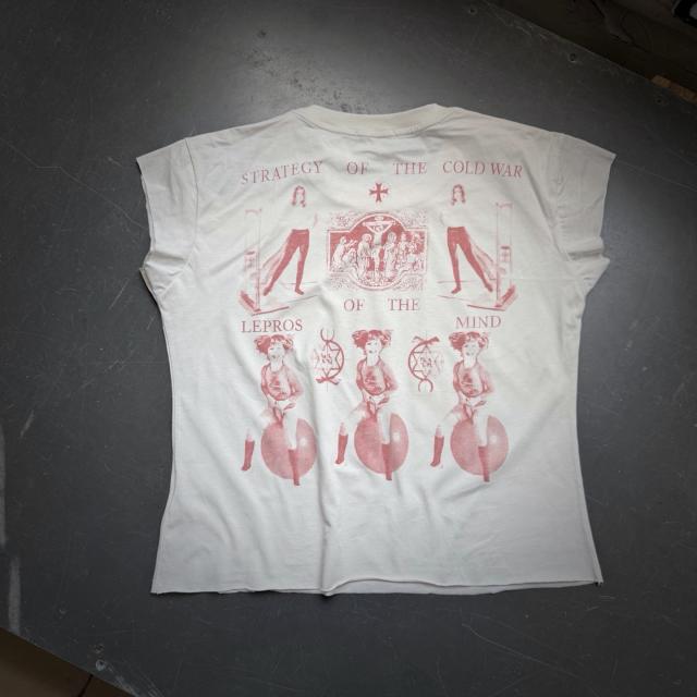ERD Enfants Riches Déprimés Print Raw Cutoff Cropped Tank Top Grunge Punk Sleeveless Tee