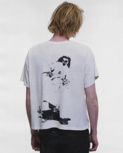 ERD Enfants Riches Déprimés French Abandoned Child Statue Dual Print Vintage Short Sleeve Tee