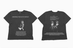 ERD Enfants Riches Déprimés Dark Medical Punk ERD Eye Contact Text Dual Print T Shirt