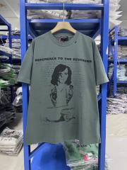ERD Enfants Riches Déprimés Reference To The Reverend Vintage Distressed Sage Green T-Shirt