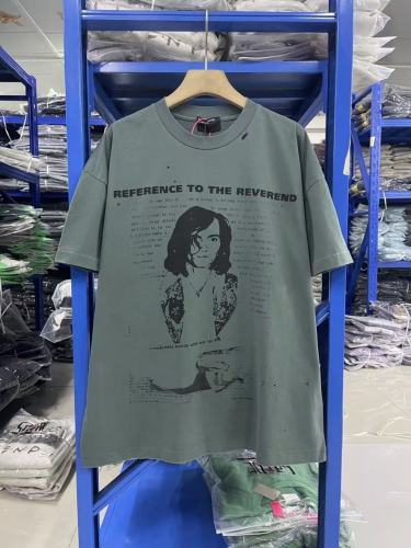 ERD Enfants Riches Déprimés Reference To The Reverend Vintage Distressed Sage Green T-Shirt