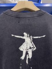 ERD Enfants Riches Déprimés Spiritualists And Mediums Acid Washed Black T-Shirt