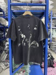 ERD Enfants Riches Déprimés Psychothérapie de l'adolescent French Text Portrait Washed Black Tee