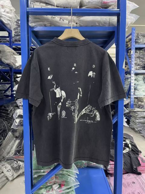 ERD Enfants Riches Déprimés Psychothérapie de l'adolescent French Text Portrait Washed Black Tee