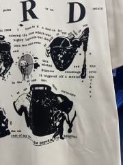 ERD Enfants Riches Déprimés My Role In The War Back Large Circle Print Vintage Off White Tee