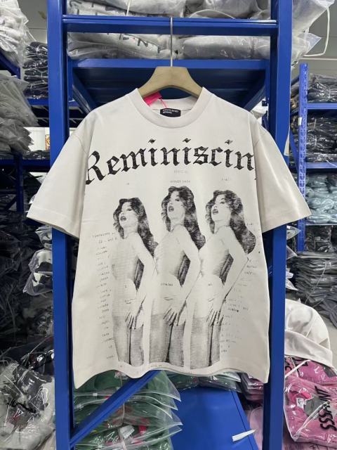 ERD Enfants Riches Déprimés Reminiscin Gothic Font Triple Women Portrait Vintage T-Shirt