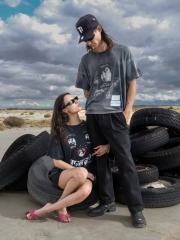 ERD Enfants Riches Déprimés Madstone Norman Mailer Vintage Distressed Hole T-Shirt