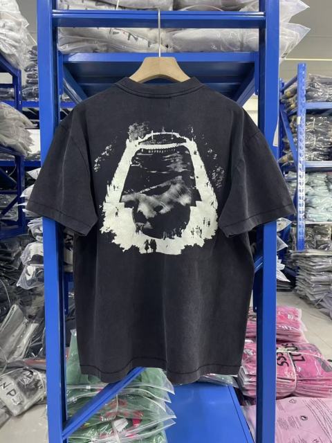 ERD Enfants Riches Déprimés Broken Figure Quote Text Vintage Acid Black T-Shirt