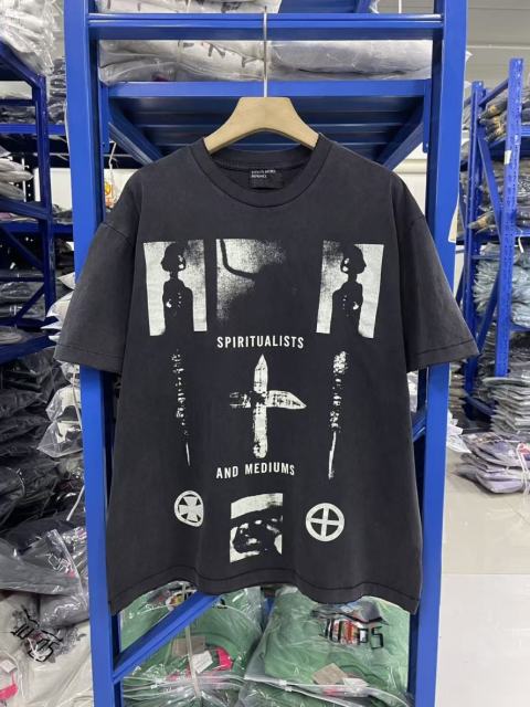 ERD Enfants Riches Déprimés Spiritualists And Mediums Acid Washed Black T-Shirt