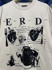 ERD Enfants Riches Déprimés My Role In The War Back Large Circle Print Vintage Off White Tee