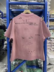 ERD Enfants Riches Déprimés 13 Days In Detox In Alabama Pink Distressed Hole Vintage T-Shirt